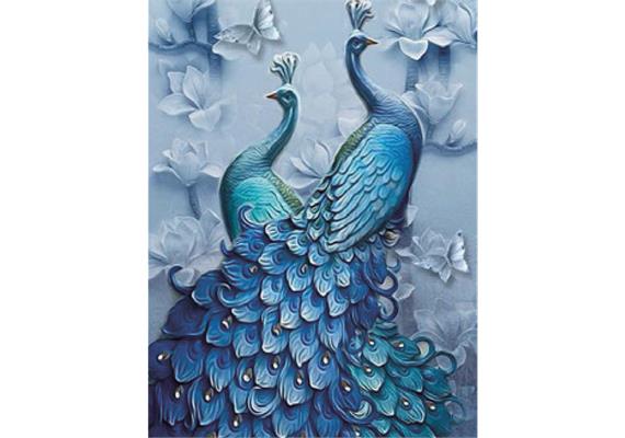 Diamond Painting 6037-40521 Pfau 25 x 35 cm