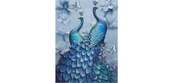 Diamond Painting 6037-40521 Pfau 25 x 35 cm