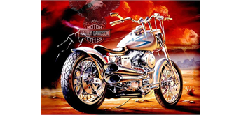 Diamond Painting 6037-40601 Motorrad 25 x 35 cm