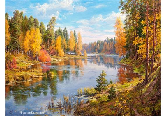 Diamond Painting 6037-40641 Flusslandschaft 25 x 35 cm
