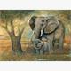 Diamond Painting 6037-40681 Elefanten 25 x 35 cm