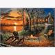 Diamond Painting 6037-40721 Lagerfeuer am See 25 x 35 cm