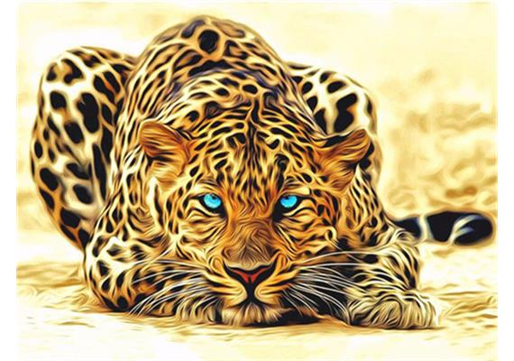 Diamond Painting 6037-40741 Leopard 25 x 35 cm