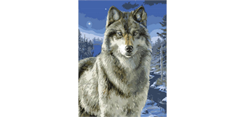 Diamond Painting 6037-50231 Wolf 33 x 44 cm