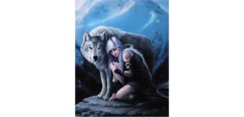 Diamond Painting AB Wolfsmädchen 40 x 30 cm