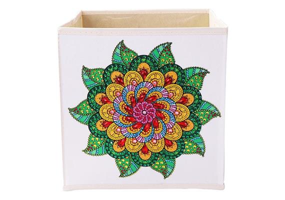 Diamond Painting Aufbewahrungsbox Strass Blume