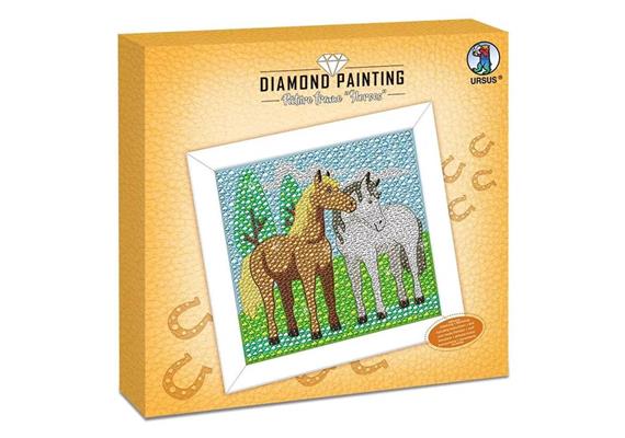 Diamond Painting Bild mit Rahmen "Pferde"