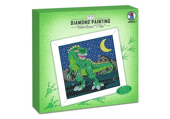 Diamond Painting Bild mit Rahmen "T-Rex"