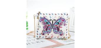 Diamond Painting Brieftasche Schmetterling