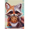 Diamond Painting - Cookie Bär - ECKIGE STEINE 20 x 30 cm