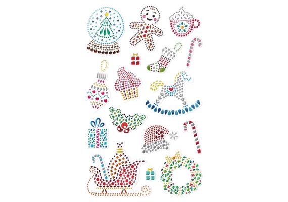 Diamond Painting Crystal Sticker "Christmas time"