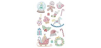 Diamond Painting Crystal Sticker "Christmas time"