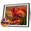 Diamond Painting Drache 24 x 34 cm | Bild 4