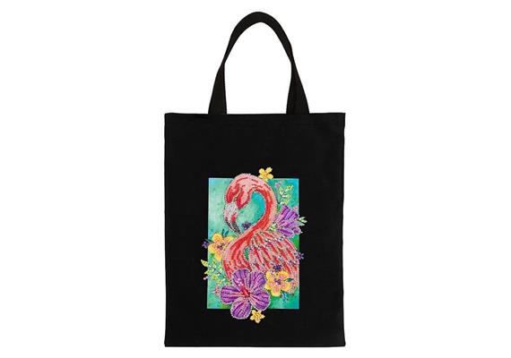 Diamond Painting Einkaufstasche Flamingo