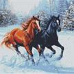 Diamond Painting Gallop 40 x 50 cm, runde Steine | Bild 2