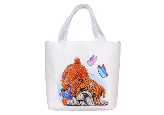 Diamond Painting Handtasche Welpe