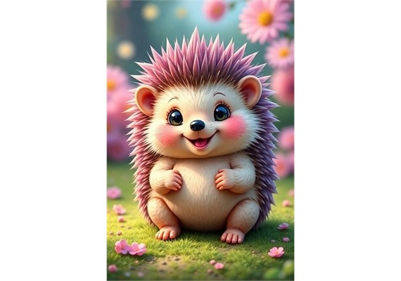 Diamond Painting - Little Stups - ECKIGE STEINE 20 x 30 cm