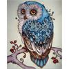 Diamond Painting Owl 30 x 40 cm, runde Steine