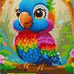 Diamond Painting - Papagei Fritz - ECKIGE STEINE 20 x 30 cm | Bild 2