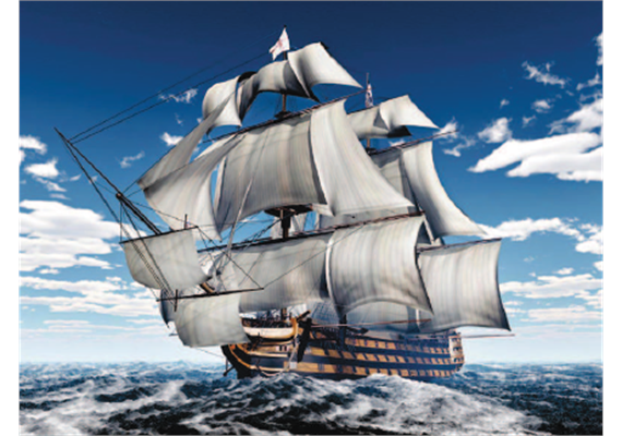 Diamond Painting Segelschiff 50 x 40 cm