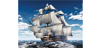 Diamond Painting Segelschiff 50 x 40 cm