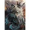 Diamond Painting Set DP20480301 Wolf 35 x 45 cm