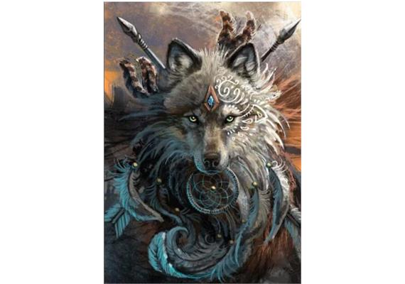 Diamond Painting Set DP20480301 Wolf 35 x 45 cm