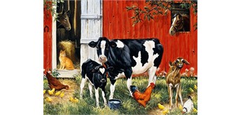 Diamond Painting Set DP22006 Cow 25 x 35 ccm