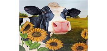 Diamond Painting Set DP2262939 Cow 40 x 30 cm