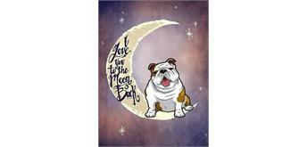 Diamond Painting Set DP2280262 Moon Dog 50 x 40 cm