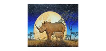 Diamond Painting Set DP2280264 Rhino 50 x 40 cm