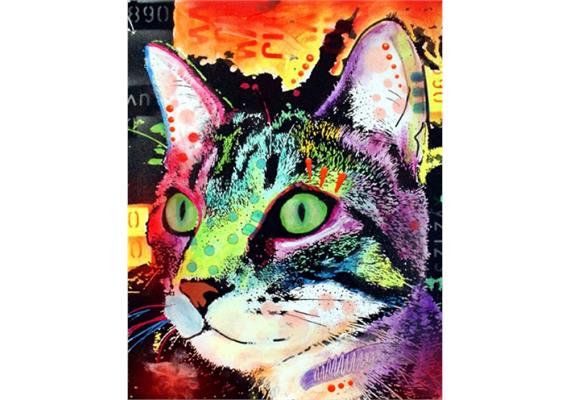 Diamond Painting Set DP2280281 Cat 40 x 30 cm