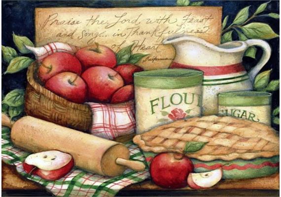 Diamond Painting Set DP2280283 Apple Pie 40 x 30 cm