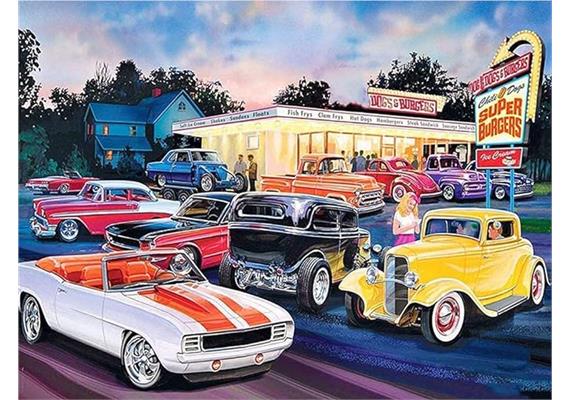 Diamond Painting Set DP24080306 Cars 35 x 45 cm