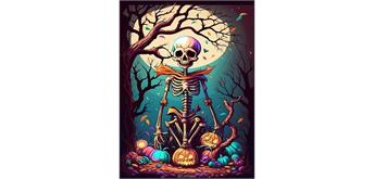 Diamond Painting Set DP24080308 Skeleton 35 x 45 cm
