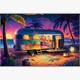 Diamond Painting Set DP24080312 Caravan 35 x 45 cm