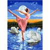 Diamond Painting Set DP2545002 Swan Lake 15 x 25 cm