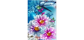 Diamond Painting Set DP2545003 Flowers 15 x 25 cm