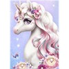 Diamond Painting Set DP2545006 Unicorn 15 x 25 cm