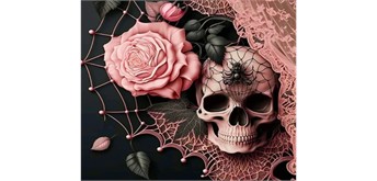 Diamond Painting Set DP2545008 Skull 15 x 25 cm