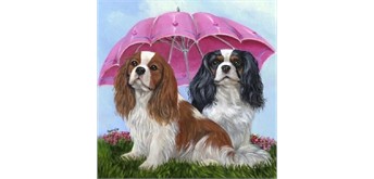 Diamond Painting Set DP2545010 Dogs 15 x 25 cm