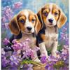 Diamond Painting Set DP2545013 Dogs 15 x 25 cm