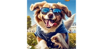 Diamond Painting Set DP2545017 Dog 15 x 25 cm