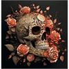 Diamond Painting Set DP2545027 Skull 35 x 25 cm