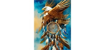 Diamond Painting Set DP2545043 Eagle 35 x 45 cm