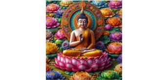 Diamond Painting Set DP2545045 Buddha 35 x 45 cm