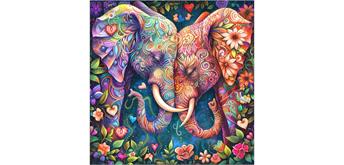Diamond Painting Set DP2545047 Elephants 35 x 45 cm