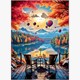 Diamond Painting Set DP2545048 Scenery 35 x 45 cm