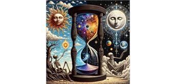 Diamond Painting Set DP2545050 Hourglas 35 x 45 cm