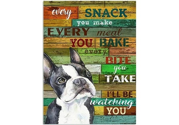 Diamond Painting Set DP2545054 Dog 35 x 45 cm